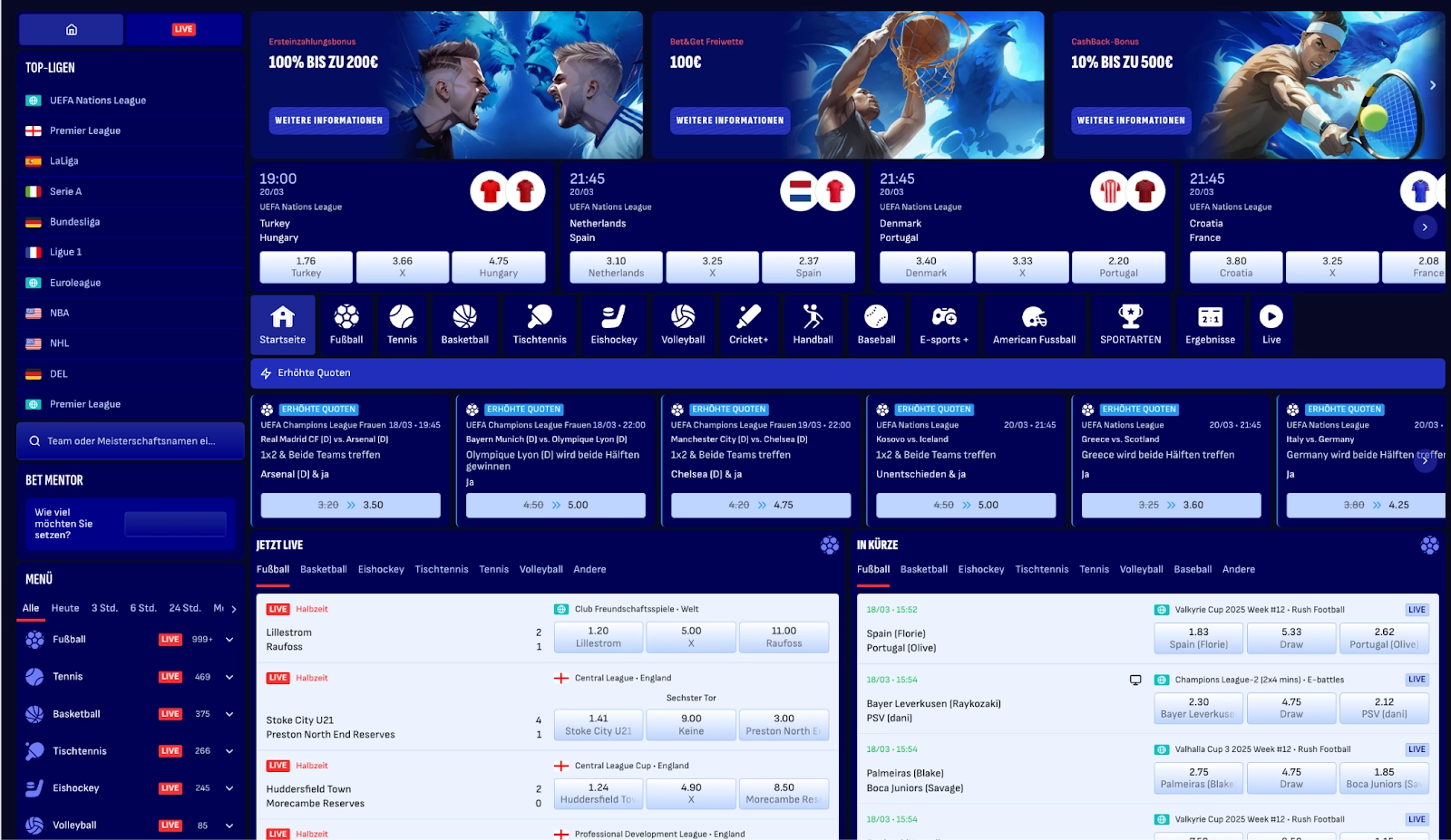 Sportwetten bei BankonBet